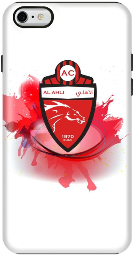 Stylizedd Apple iPhone 6 Premium Dual Layer Tough case cover Gloss Finish - Splash of Al Ahli (UAE) I6-T-25 - UAE