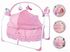 Primi Baby Rocking Bed Crib With Swing And Mosquito Net - PINK