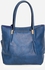 Tata Tio Leather Tote Bag - Blue