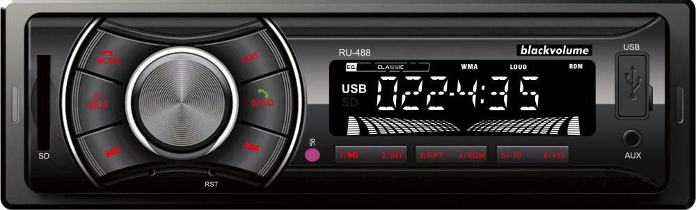 Car radio blackvolume model RU-488 BT