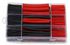 Ginsco 270Pcs 3:1 Shrink Ratio Dual Wall Adhesive Lined Heat Shrink Tubing Tube 6 Size 2 Color KIT Black Red For RC X001GW3U9P