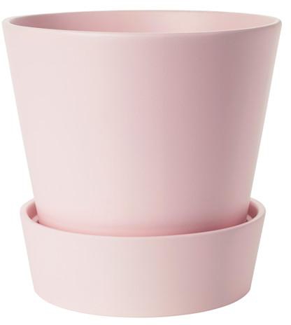 SENAPPlant pot with saucer, pink