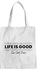 Canvas Tote Bag for Women - Aesthetic Cute Tote Bags Inspirational Gifts for Women- TB11-White