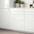 RINGHULT Drawer front - high-gloss white 80x40 cm
