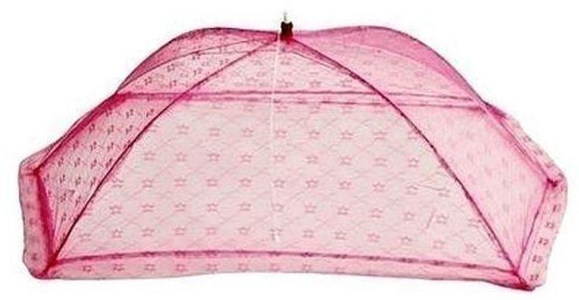 New Born Baby Umbrella Globe Mosquito Net - Pink