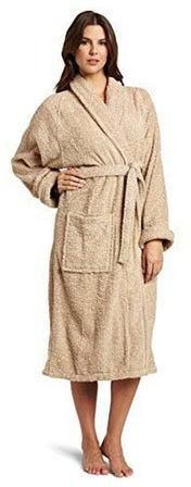 Egyptian Cotton Bath Robe With One Pocket Beige 2xl