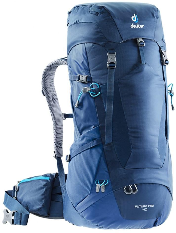 Deuter Futura Pro 40 2018 Hiking Backpack (Black - Blue)