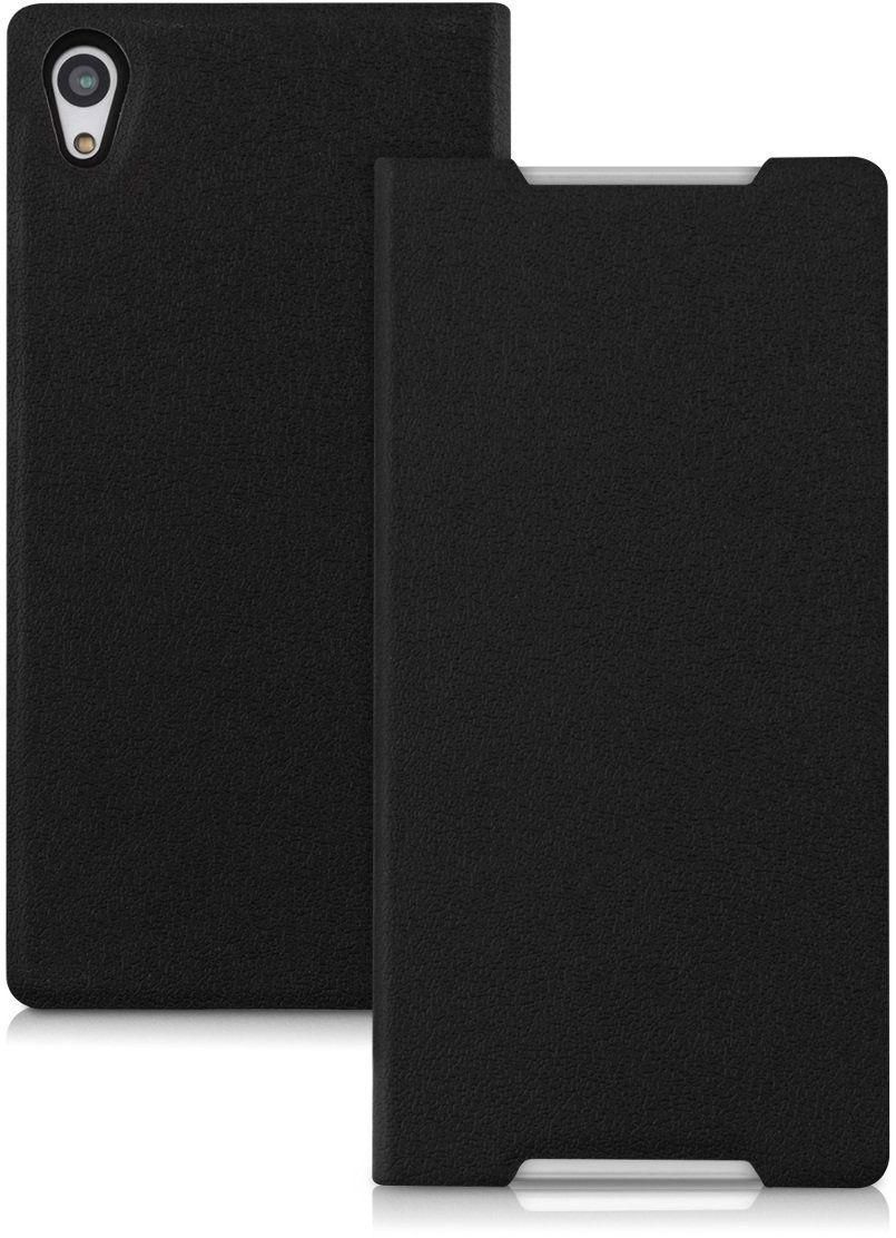 Sony Xperia Z5 Case Cover , FLIP COVER case , Black