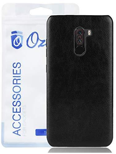 Ozone Case for Xiaomi Pocophone F1 / Poco F1 Classic PU Leather Coated Litchi Texture Mobile Cover - Black
