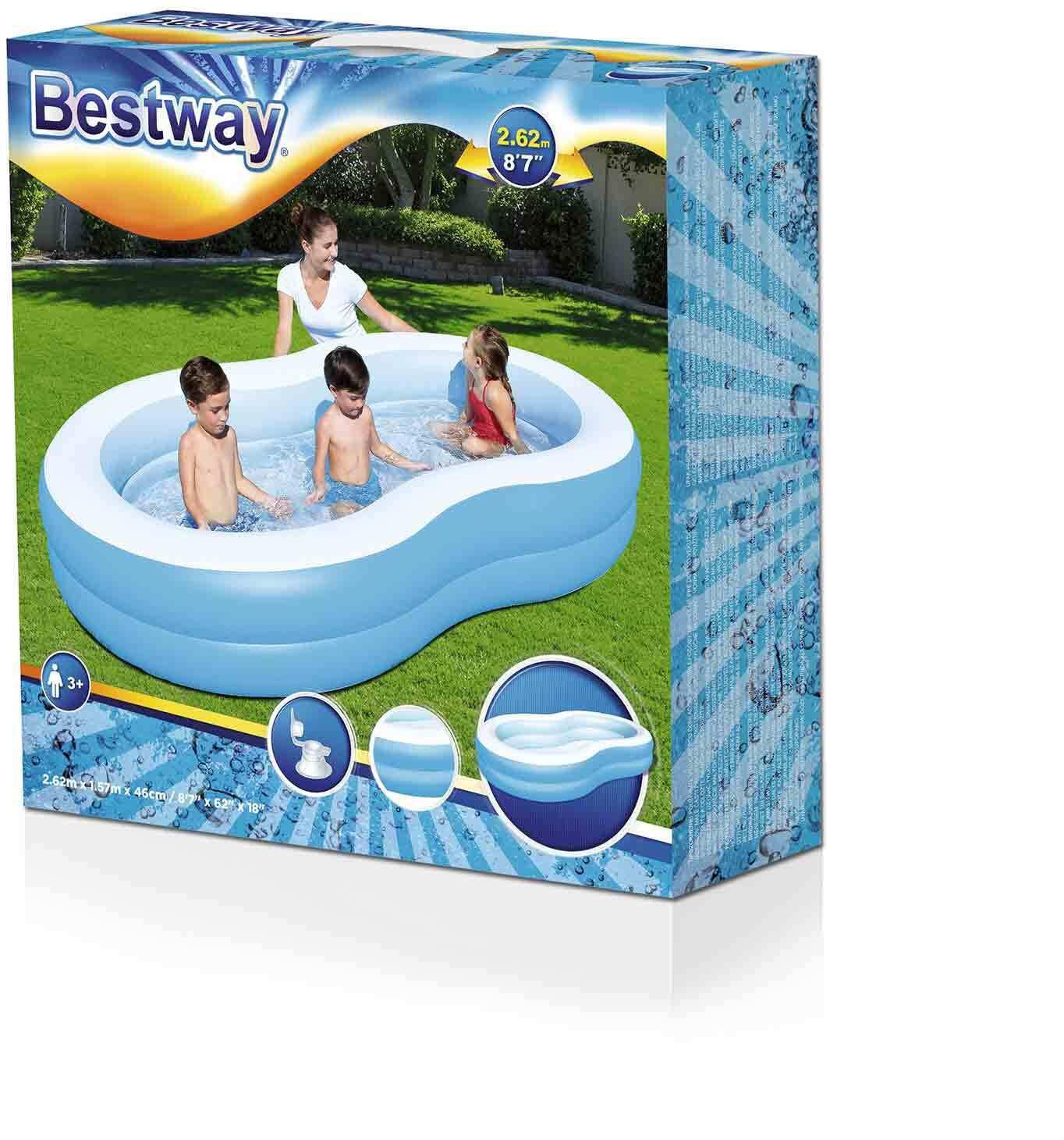 Bestway The Big Lagoon Family Pool 262X157X46Cm -26-54117