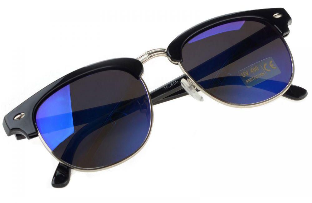 Clubmaster Sunglasses For Unisex, Blue