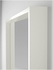 NISSEDAL مرآة - أبيض ‎65x65 سم‏