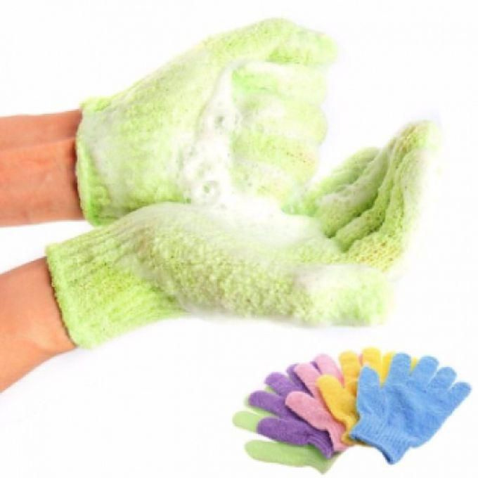 Pair Of Shower Gloves - Flexible To Fit All Sizes