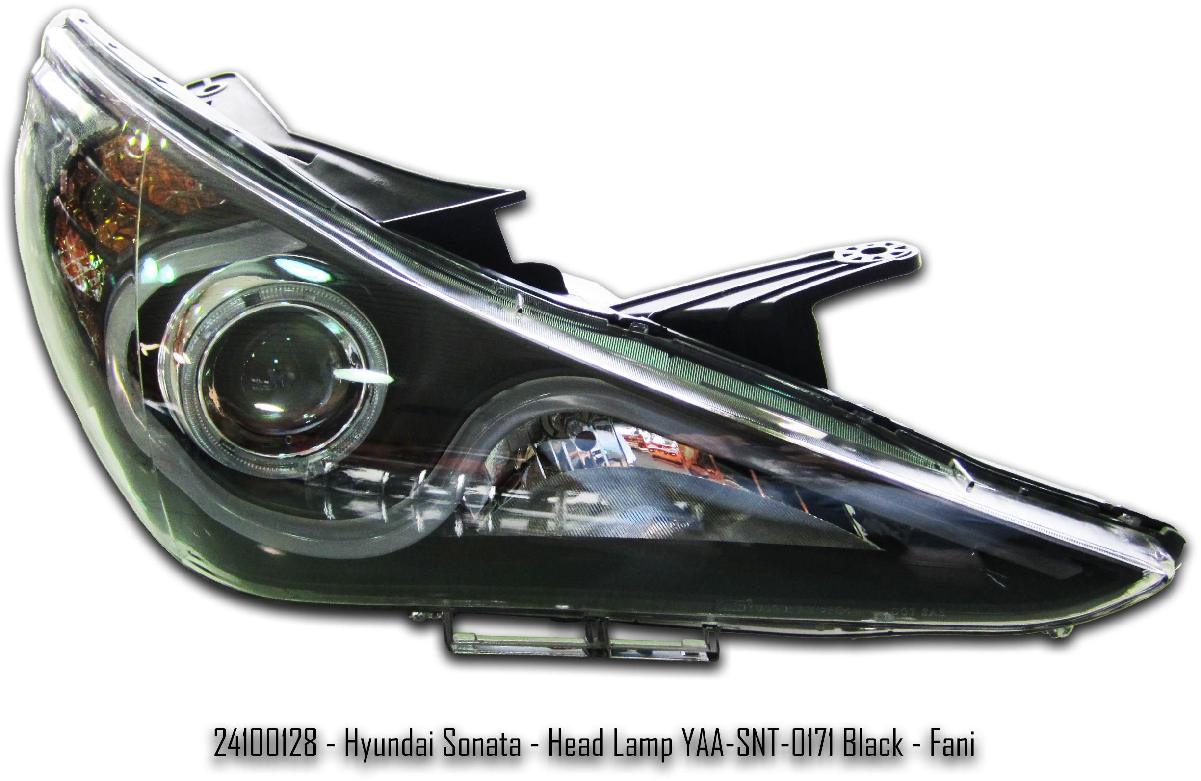 Hyundai Sonata - Head Lamp - Black Sport Design 2pcs