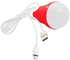 Portable Hook Outdoor Camping 5W DC 5V LED Light Lamp USB / Micro USB - Random Color