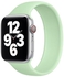 Solid Colour Elastic Silicone Replacement Strap For Apple Watch Series 7/6/5/4/3/2/1/SE 45/44/42mm Green