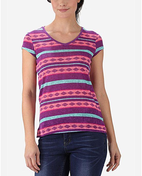 Ravin Random Patterns T-Shirt - Purple