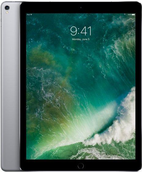 Apple iPad Pro 2017 with FaceTime - 12.9 Inch, 512GB, 4G LTE, Space Gray