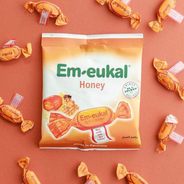 Em Eukal Lozenges Honey - 50 g