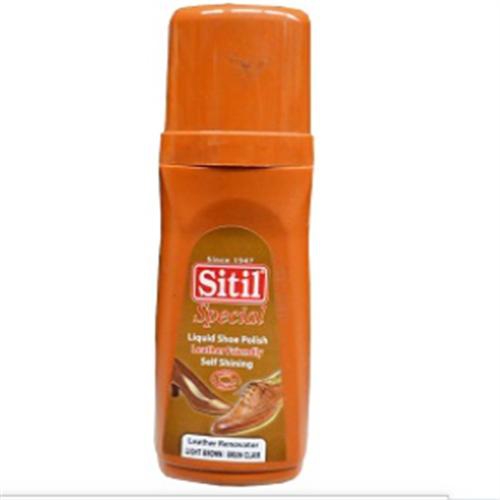 80ML Sitil Special Liquid Shoe Polish Light Brown