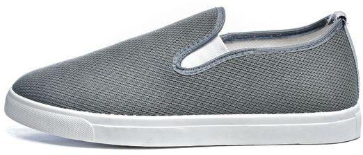 Desert Fashion Clipper Flat Sneakers For Men - Grey