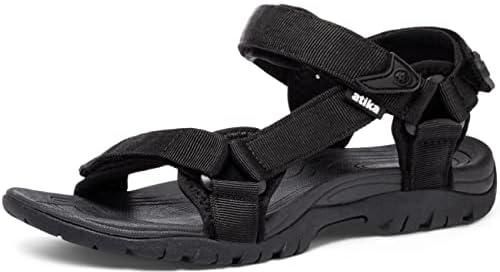 atika Women's Outdoor Hiking Sandals, Comfortable Summer Sport Sandals, Athletic Walking Water Shoes, Maya 2 Black, 10