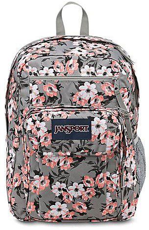 JanSport Digital Student Backpack - Coral Sparkle Pretty Posey