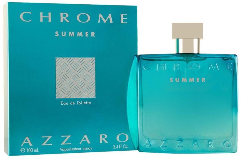 Azzaro Chrome Summer For Men -Eau De Toilette, 100 ml-