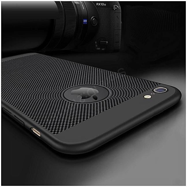 Iphone IPHONE 6 PLUS CASE,HOLLOW BREATHABLE Case For Iphone 6 PLUS (Durable, Thick, Stain Resistance )----BLACK