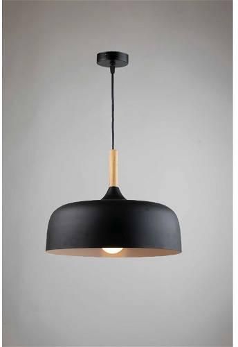 Modern ceiling lamp, Black - M3B