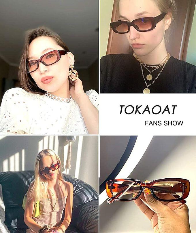 Rectangle Sunglasses For Women- Vintage Sunglasses 90s Sunglasses