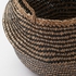 KRALLIG Basket - seagrass/black 25 cm