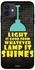 Light Is Good Quote Printed Case Cover -for Apple iPhone 12 mini Grey/Yellow/Blue Grey/Yellow/Blue
