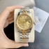 Rolex Fully Automatic Watch for Men Date Just (Gold/Silver)