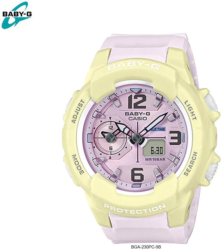 Casio Baby G Analog Digital Watch 100% Original - BGA-230PC (3 Colors)
