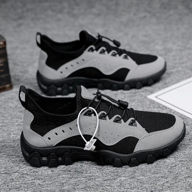 New Arrivals Men's Casual Breathable Sports Shoes Boys Shoes  Soft Soled Hiking Shoes  Students Fashion Sneakers Athletic Shoes