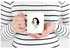 Snow White Cartoon Printed Coffee Mug White/Black 11ounce