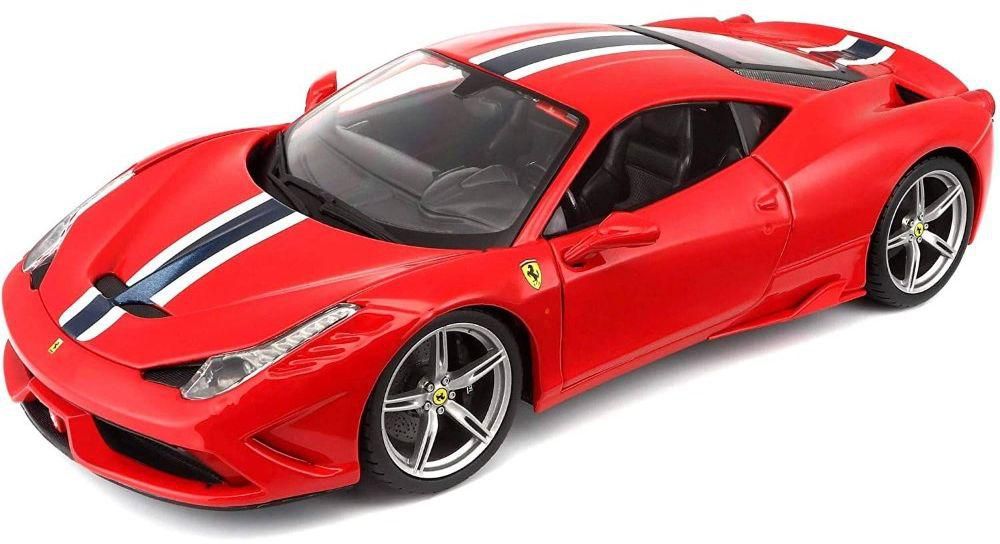 Bburago Ferrari 458 Speciale Race And Play Collection Die-Cast Model 1.18 Scale