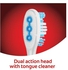 فرشاة أسنان من كولجيت 360 اوبتيك وايت ميديوم لتبييض الأسنان، متعددة الألوان