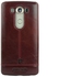 Pierre Cardin Premium Genuine Leather Back Case Cover For LG V10 red
