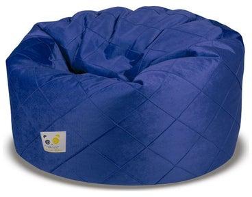 Ultra-Soft Bean Bag Relaxing Chair Blue 80 x 35 x 80cm
