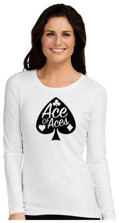 Printed Ace Of the Aces T-Shirt White