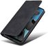 Case Compatible with Samsung Galaxy A32 4G, Premium PU Leather Cover TPU Bumper with Card Holder Kickstand Hidden Magnetic Adsorption Shockproof Flip Wallet Case - Black