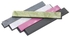 Pack Of 5 Knife Sharpening Stone White/Pink/Green 150x20x5millimeter