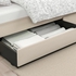 Upholstered bed storage box, Lofallet beige