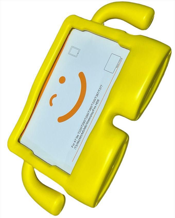 Cartoon Shockproof Kids Friendly Case Stand For Samsung Galaxy Tab A 8.0 Inch 2019 T290/T295 (Yellow)