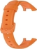 TenTech Soft Silicone Sport Band For Xiaomi Mi Band 7 Pro Smart Watch Breathable Band For Xiaomi Mi Band 7 Pro - Orange