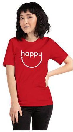 Happy T-Shirt Red