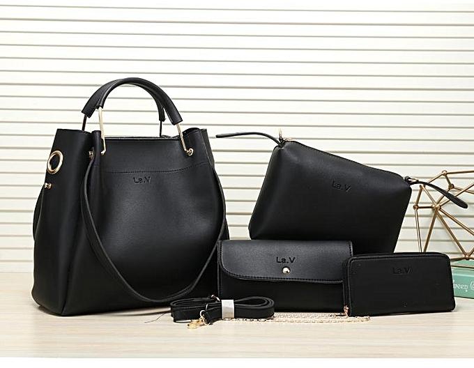 Generic 4 in 1 Handbag - Leather Handbag
