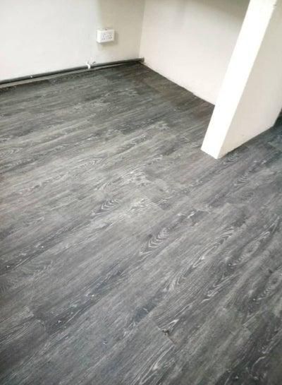 2mm Wood Black Grey Dry Back PVC Vinyl LVT 36pcs/5sqm Planks Floor Tiles | UK Trademark